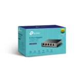 TP-Link TL-SG1005LP 5-Port Gigabit Desktop Šakotuvas su 4-Port PoE+ - Image 3