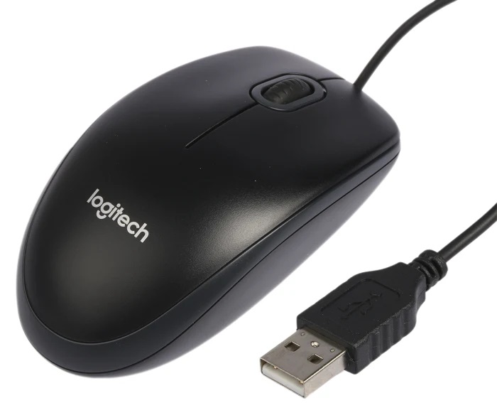 Mouse_Logitech_B100_wired_USB_BK Pelė Logitech B100 laidinė USB BK - Image 1