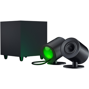 NO6rBy5rhj4wUWFYhE8lgTSXVWxlIot9YmIWsQI2 Razer Nommo V2 Full Range 2.1 PC Žaidimų garso kolonėlės, Juoda - Image 1