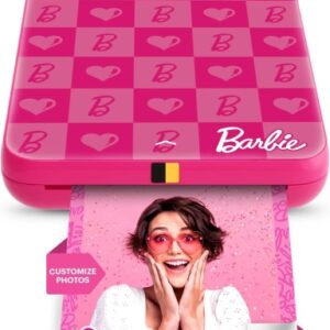 Barbie x Kodak STEP Slim Momentinis mobilus nuotraukų spausdintuvas Colour ZINK 2x3'' 1ppm, BT, Pink
