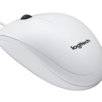 Logitech B100 Laidinė pelė, USB Type-A, Optical, 800 DPI, Balta