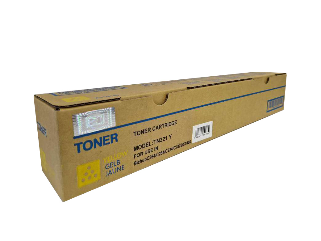 Toner_Kit_Minolta_TN321Y_YL_COMPATIBLE Kasetė Minolta TN-321Y 27K YL NAUJA - Image 1