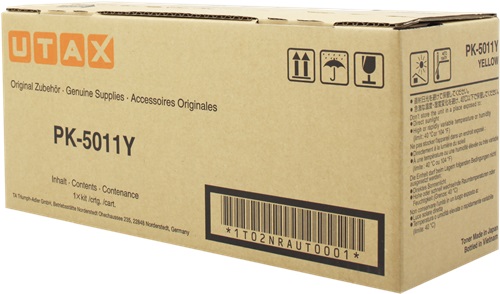 Toner_Kit_Utax_PK5011Y_1T02NRAUT0_YL_OEM Kasetė Utax PK-5011Y YL 5K OEM - Image 1