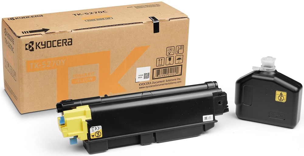 Toner_kit_Kyocera_TK-5270_1T02TVANL0_YL_OEM Kasetė Kyocera TK-5270 YL 6000psl. OEM - Image 1