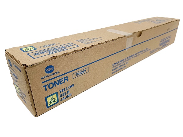 Toner_kit_Minolta_TN328Y_AAV8250_YL_OEM Kasetė Minolta TN-328 YL 28000psl. OEM - Image 1
