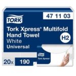 Lapelinis rankšluostinis popierius Tork Xpress Multifold Universal H2 2sl., 23,4 x 21,3 cm (20 vnt.)