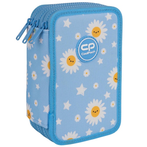 ZfyHlNZ6Legm3gMUUI21tQ2IFeVA4MyD2xUgQDOz Forminis trijų skyrių penalas su priedais CoolPack Jumper 3 DAISY SUN - Image 1