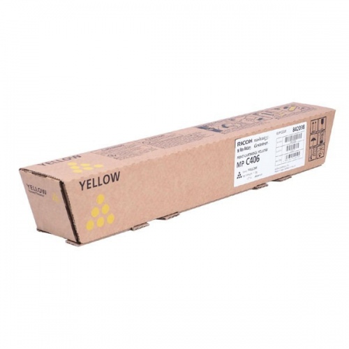 a Ricoh MP C406 (842098) Lazerinė kasetė, Geltona - Image 1