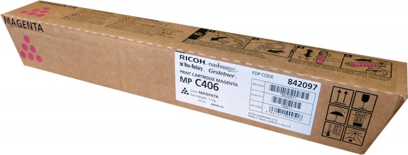 a Ricoh MP C406 (842097) Lazerinė kasetė, Purpurinė - Image 1