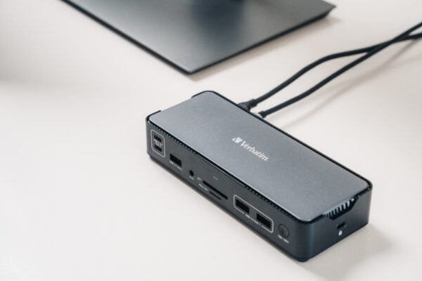Verbatim 32171 CDS-15 USB-C Pro Jungčių stotelė 15 Ports, Pilka/Juoda - Image 8