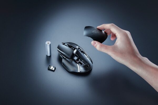 Razer Basilisk V3 X HyperSpeed Belaidė žaidimų pelė, Bluetooth, Optical 18000 DPI, Juoda - Image 12