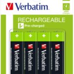 Verbatim 49517 Įkraunamos baterijos NiMH AA HR6 2500mAh (4 vnt pakuotėje)