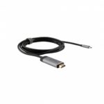 Verbatim 49144 USB-C į HDMI 4K Adapteris, USB 3.1 GEN 1, HDMI 4K (60Hz), 1.5 m kabelis, Pilka/Juoda - Image 5