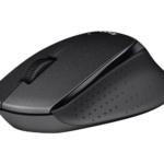 Logitech B330 Silent Plus Belaidė pelė, RF Wireless, 1000 DPI, Juoda