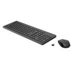 HP 330 Combo Belaidė klaviatūra + pelė RF Wireless US Int, Juoda - Image 2