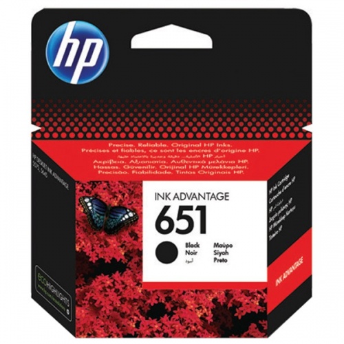 c2p10ae HP 651 (C2P10AE) Rašalinė kasetė, Juoda - Image 1