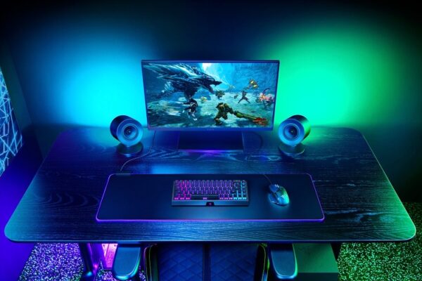 Razer Nommo V2 Full Range 2.1 PC Žaidimų garso kolonėlės, Juoda - Image 6