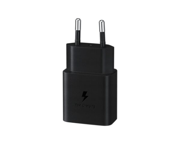 Samsung EP-T1510 15W AC Maitinimo adapteris USB-C + Kabelis USB-C, Juoda - Image 2
