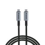 Verbatim 31847 Sync & Charge Kabelis USB-C į USB-C 240W 40Gbps 120cm, Pilka/Juoda