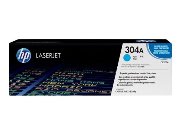 HP 304A (CC531A) Lazerinė kasetė, Žydra - Image 2
