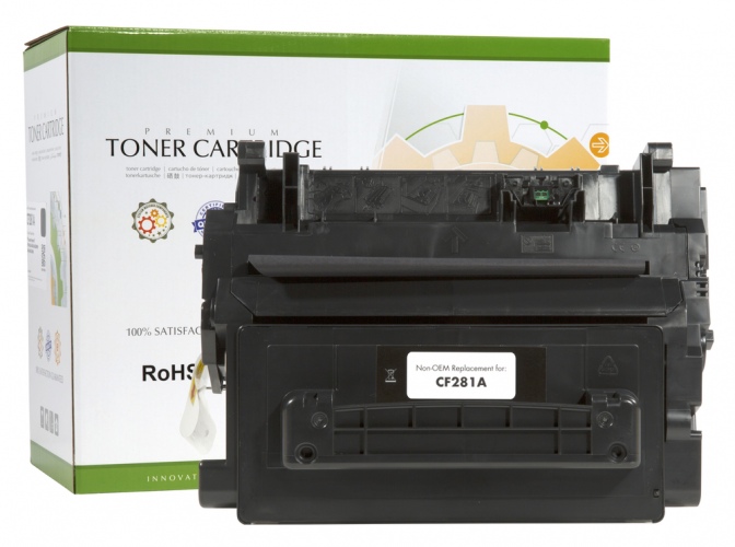 cf281a_k_box_and_cart Neoriginali Static Control HP 81A (CF281A), juoda kasetė - Image 1