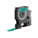 Dymo 45019 (S0720590) Juostelė 12mm x 7m, Black on Green - Image 5