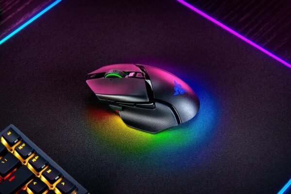 Razer Basilisk V3 Pro Belaidė žaidimų pelė RF Wireless+Bluetooth+USB-C, 30000 DPI, Juoda - Image 4