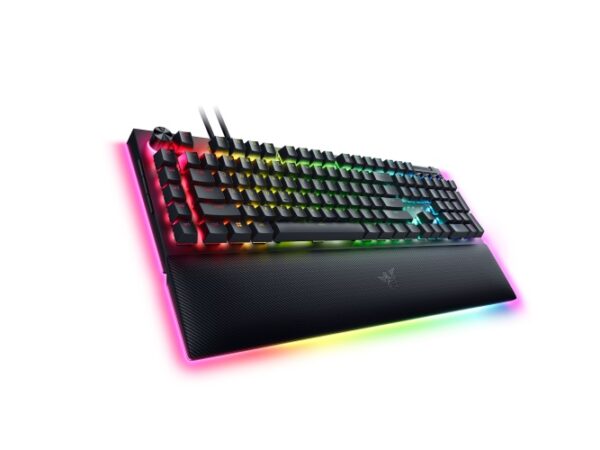 Razer BlackWidow V4 Pro Laidinė žaidimų klaviatūra RGB, Yellow Linear Switch, US, Juoda - Image 3