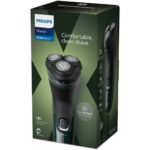 Philips 3000X Series X3002/00 Barzdaskutė, Juoda/Žalia - Image 2