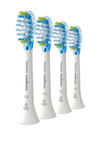 db5c945f-a07d-4f89-ad92-10cfa0abe28a Philips Sonicare C3 Premium Plaque Defence HX9044/87 Sonic Dantų šepetėlio galvutės, Balta - Image 1