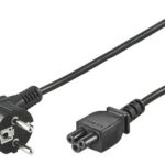 Goobay NK 114 S-180 Maitinimo kabelis CEE 7/7 (Type-F) to C5, 1.8 m, Juoda