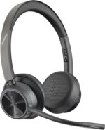 Poly Voyager 4320 MS Teams Belaidės ausinės, Bluetooth, USB-A, +BT700 dongle, Juoda - Image 4