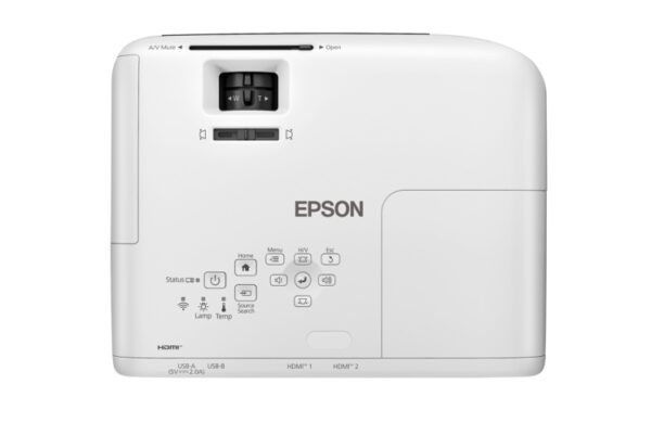 Epson EB-W55 Projektorius 3LCD WXGA 1200x800, 4000 ANSI lumens, USB, Wi-Fi, Balta - Image 5