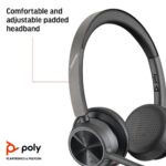 Poly Voyager 4320 MS Teams Belaidės ausinės, Bluetooth, USB-A, +BT700 dongle, Juoda - Image 15