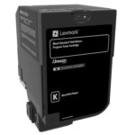 Lexmark 74C2SK0 Lazerinė kasetė, Juoda