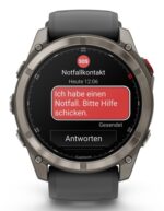 Garmin Fenix 8 Pro Išmanusis laikrodis 51 mm AMOLED Sapphire, Titanium, Graphite/Black silicone band - Image 2