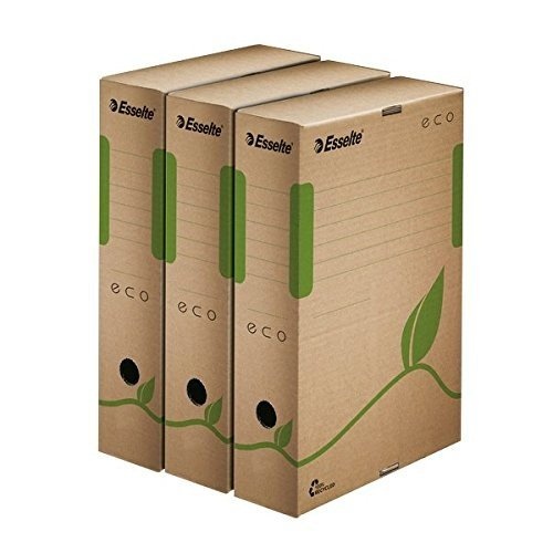 esselte Archyvinė dėžė Esselte Eco, 80x327x233mm, ruda - Image 1