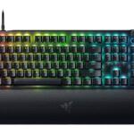 Razer BlackWidow V4 Laidinė žaidimų klaviatūra USB, Green Switch Tactile and Clicky, US, Juoda