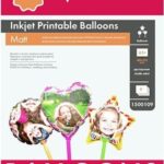 Oro balionai Lomond Inkjet Printable Baloons rašaliniams sp. A3+, 9 lapų (Ball/Heart/Star) dvipusis