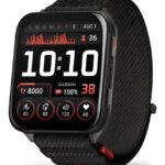 Garmin Venu X1 Išmanusis laikrodis Black, Slate Titanium Caseback / Black ComfortFit Nylon Band
