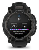 Garmin Instinct 3 Išmanusis laikrodis 45 mm AMOLED Black with Black Band - Image 9