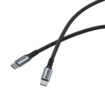 Verbatim 31845 Sync & Charge Kabelis USB-C į USB-C 60W 480Mbps 120cm, Pilka/Juoda - Image 3