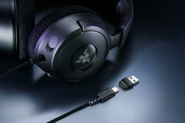 Razer Kraken V4 X Laidinės žaidimų ausinės, Juoda - Image 4