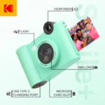 Kodak SMILE+ Momentinis fotoaparatas, 2x3'', Žalia - Image 3
