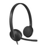 Logitech H340 USB Laidinės ausinės USB-A, Juoda