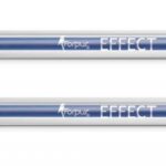 Gelinis rašiklis Effect Forpus, 0.5 mm, mėlynas