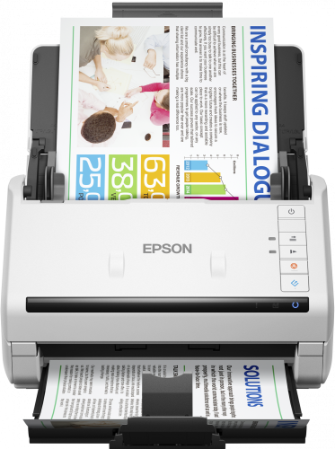 fy16_sus_sa_wh_02_paper_medres_main01 Epson WorkForce DS-770II Skeneris A4 Spalvotas 45 ppm 600x600 DPI, Duplex, ADF, USB - Image 1