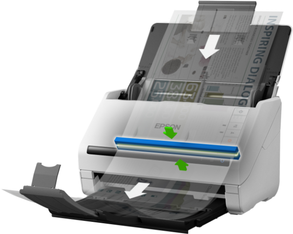 Epson WorkForce DS-770II Skeneris A4 Spalvotas 45 ppm 600x600 DPI, Duplex, ADF, USB - Image 2