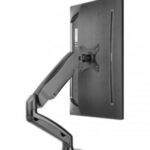 Up Up Premium Single Screen Monitoriaus laikiklis 17-32'', VESA 75x75, 100x100, Matinė juoda