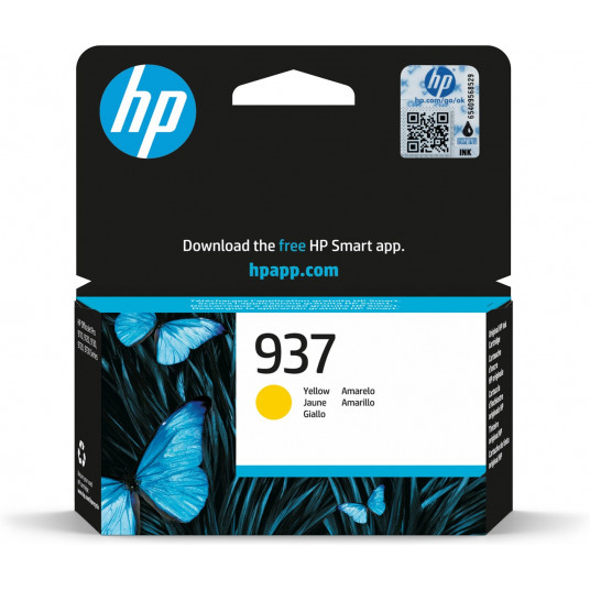 ink_cartridge_hp_ink_no_937_4s6w4ne_yl_oem Kasetė HP Ink No.937 (4S6W4NE) YL 800psl OEM - Image 1